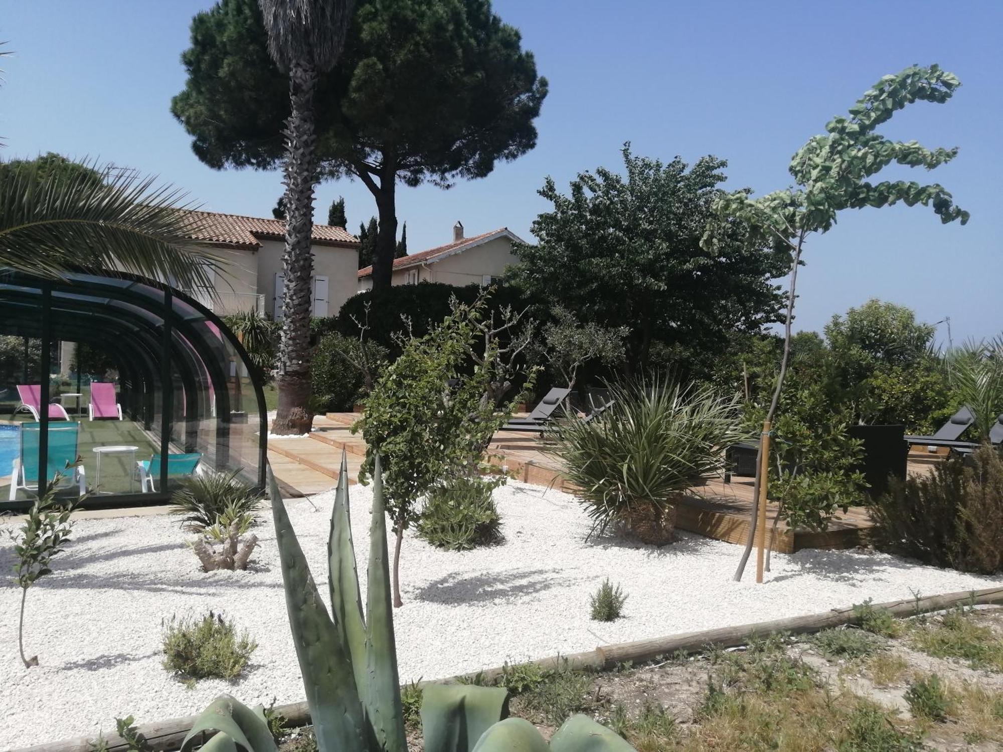 A L'Oree Des Vignes Montady Exterior foto